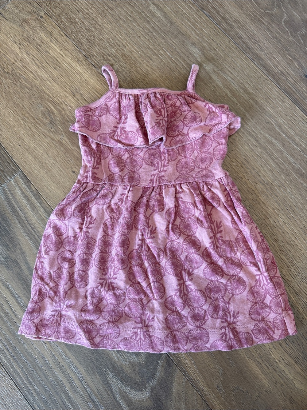 kate quinn Pink Floral Ruffle Sundress